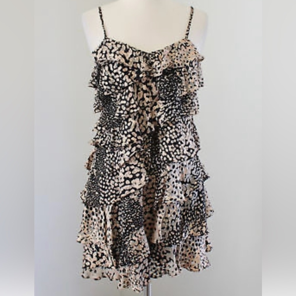 Rachael Zoe Spaghetti strap ruffle dress size 4